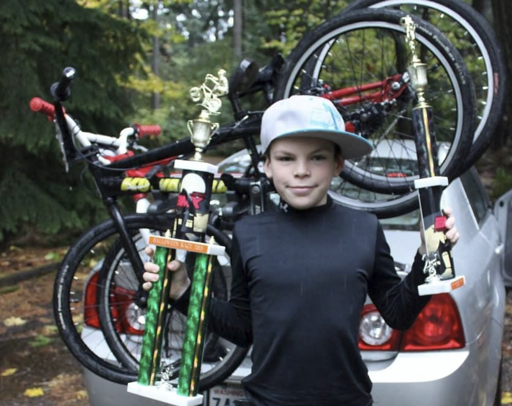 Aaron Kingslien riding BMX