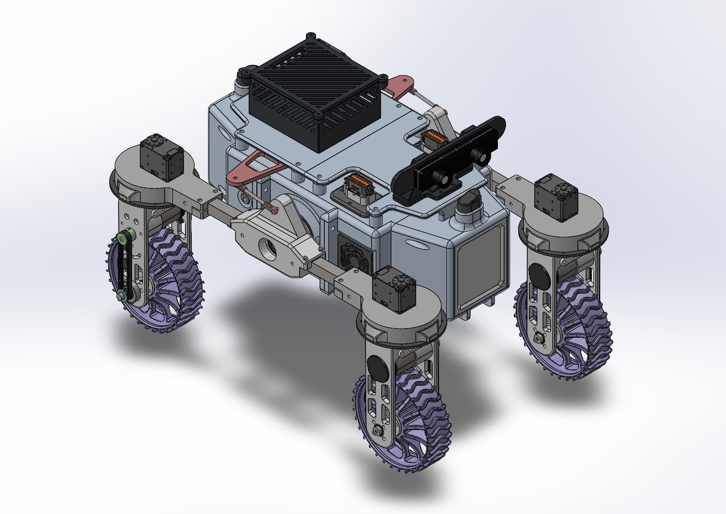 Lunar rover chassis and drivetrain redesign